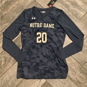 Under Armour womens Notre Dame Spike it jersey NWT!